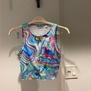 Colorful Swirl Tank Top